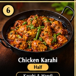 Chicken Karahi (Half)